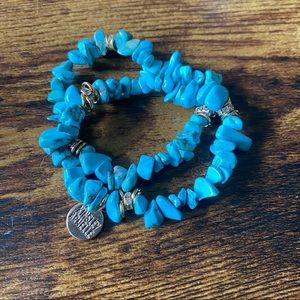 Kinsley Armelle Chip Turquoise Bracelet